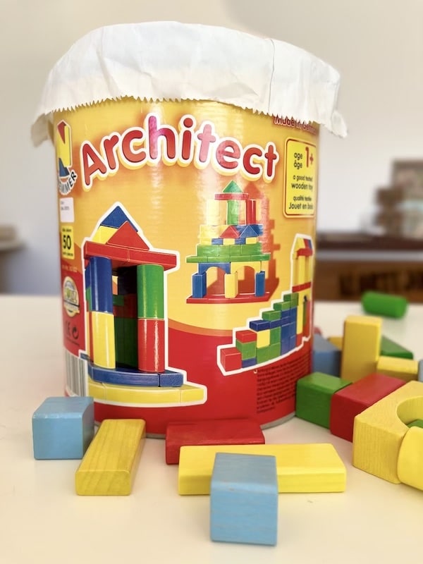 JEU CUBE DE CONSTRUCTION BOIS — Alortujou