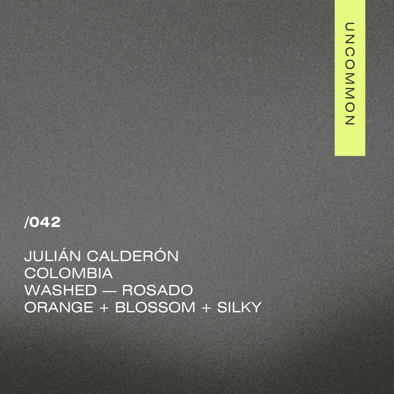 /042 Colombia — Julián Calderón — A Matter of Concrete