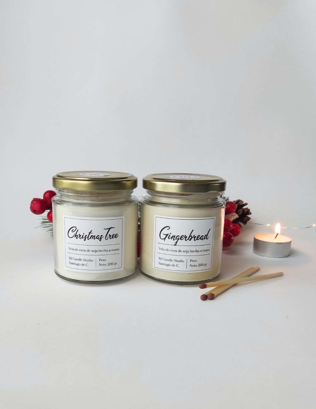 Pack velas de Navidad — BJ Candle Studio