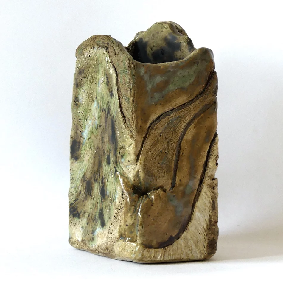 Petit Vase Plage Normande — ATELIER TERRES ET PIERRES
