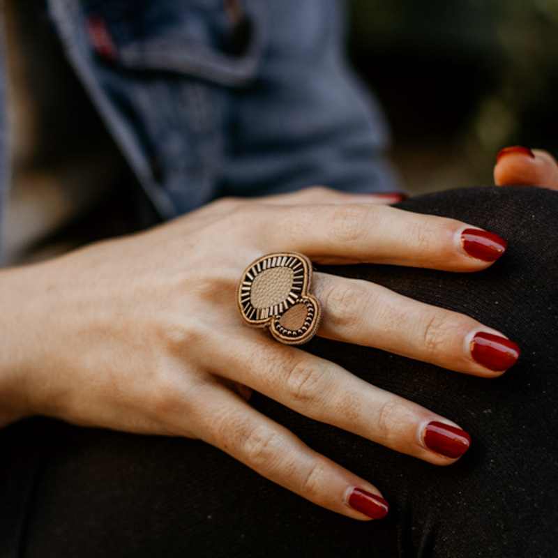 Bague 2 cellules — Adeline Deneu