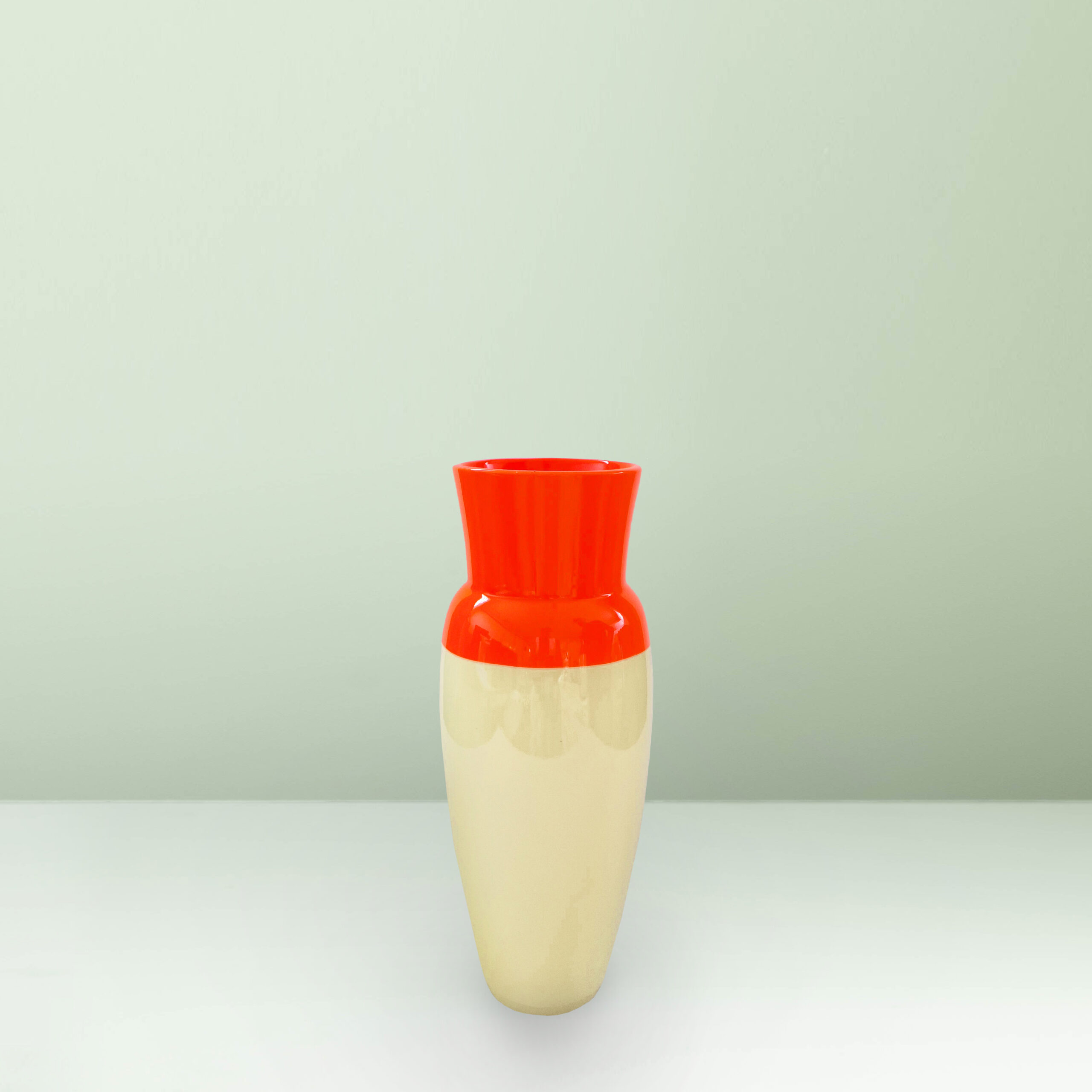 VASO ARANCIO FLUO GRANDE — Ceramica Gatti 1928