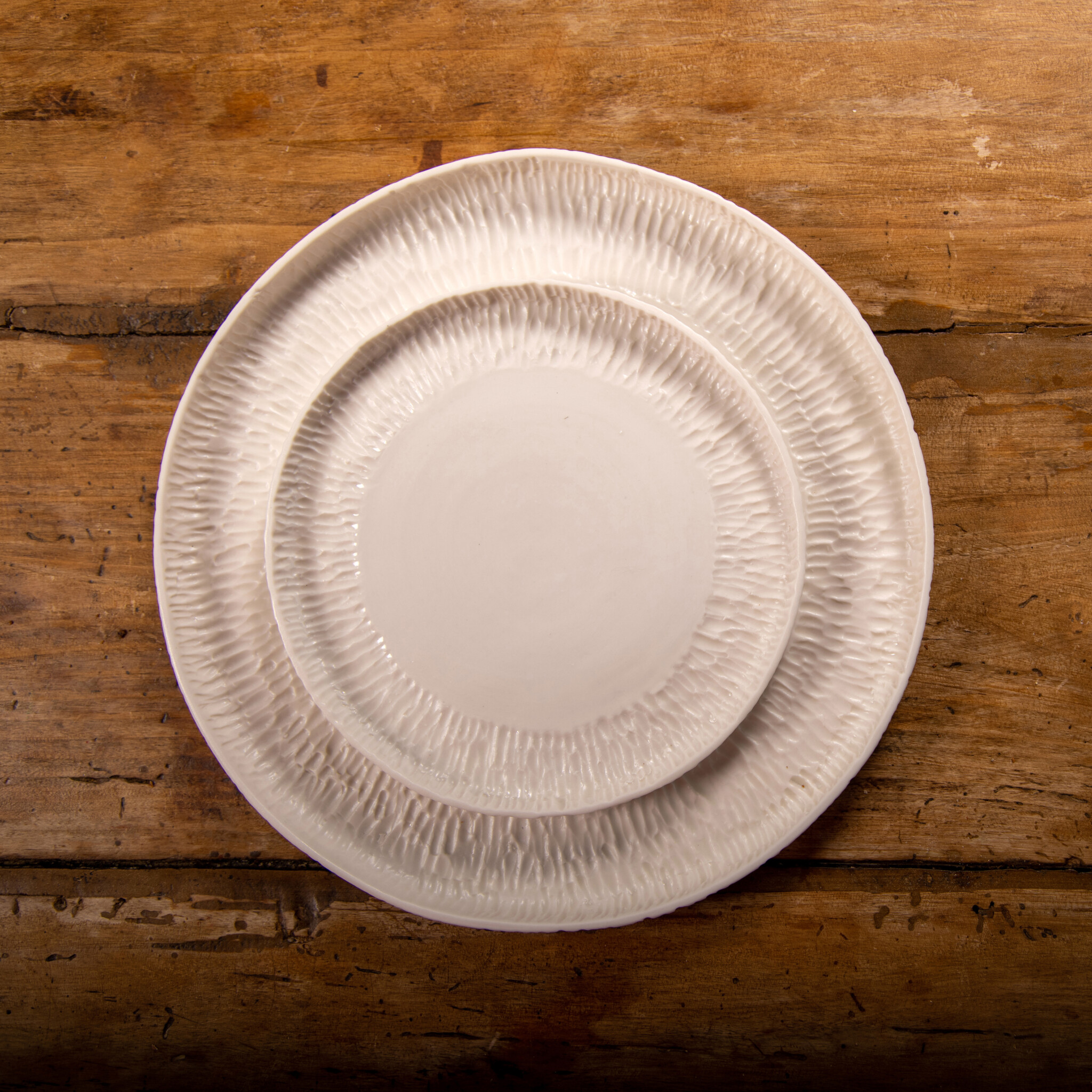 Assiette gravée porcelaine — Clotilde céramique
