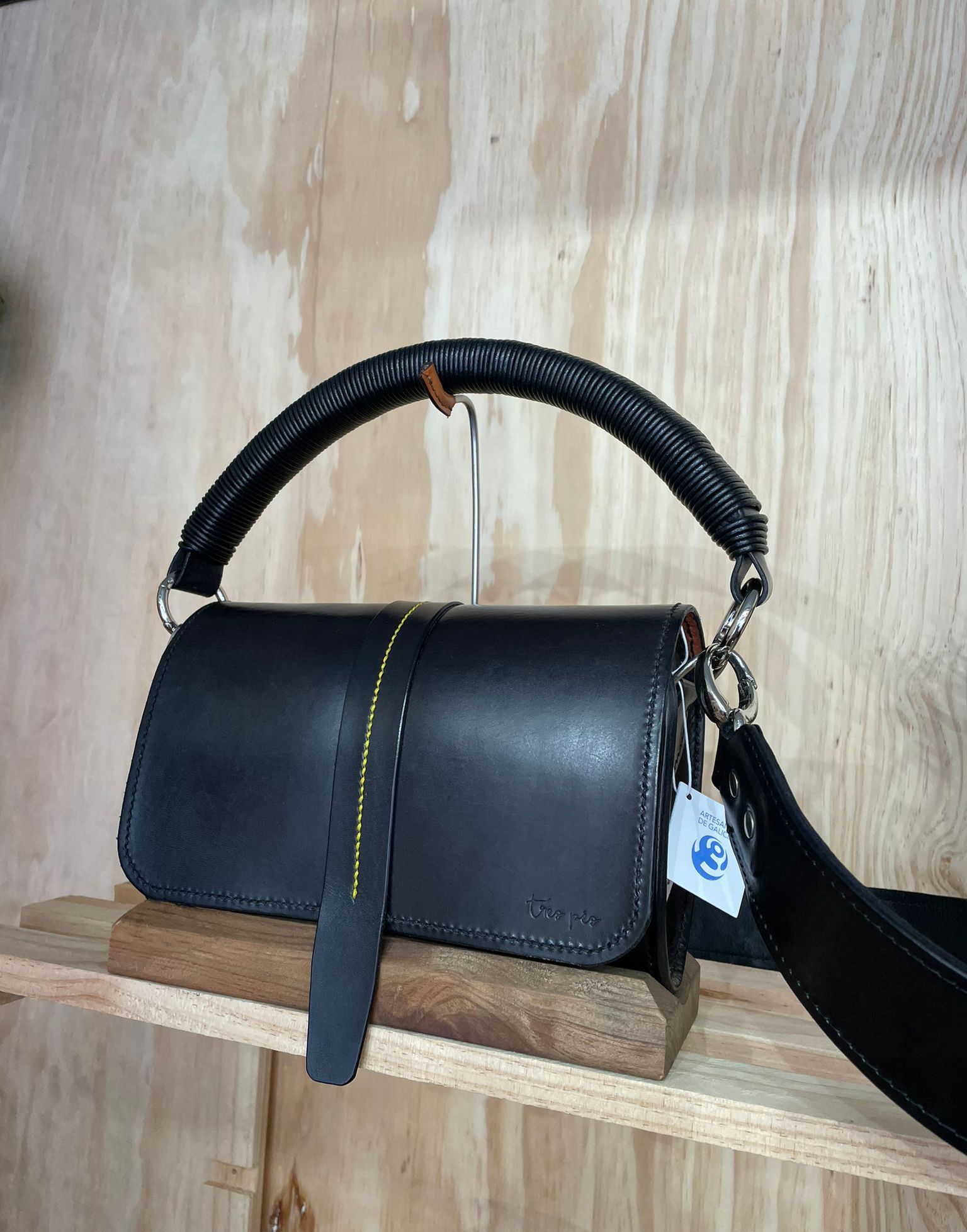 Bolso Alexia negro — Coiro Tres Pés
