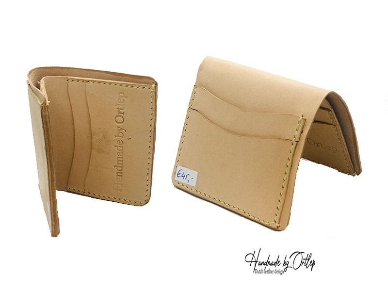 Collectie Baldr – kleine leren portemonnee — Handmade by Ortlep