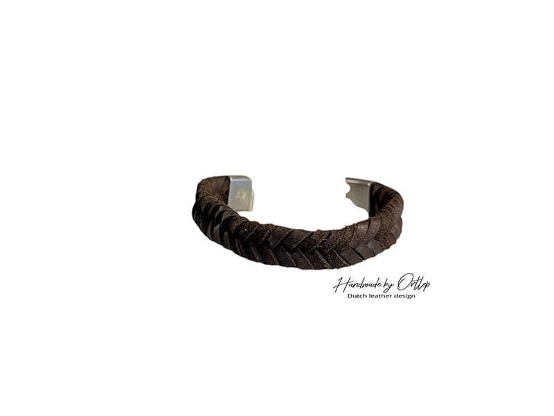 Collectie Classic – leren heren armband — Handmade by Ortlep