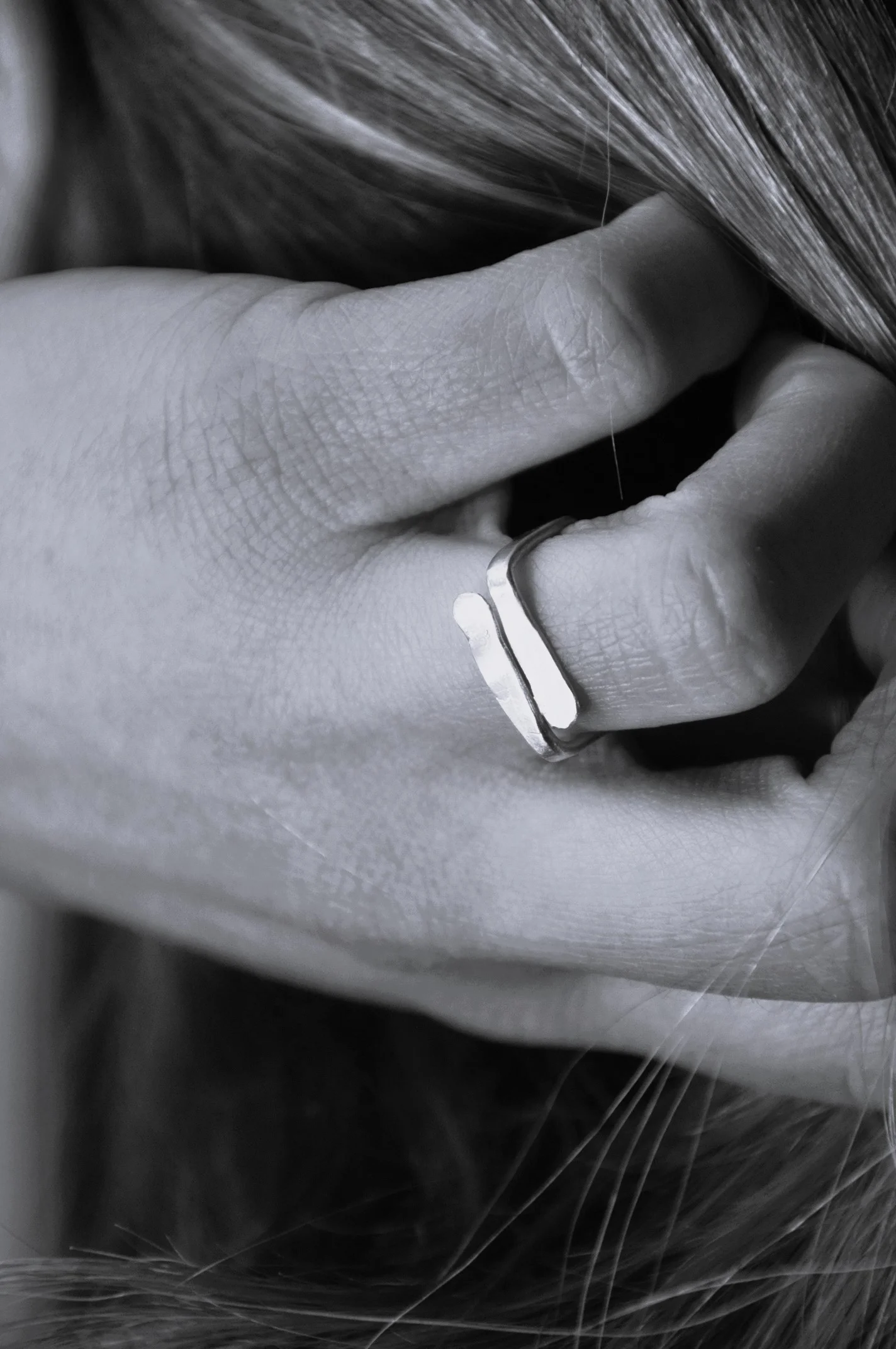 Bague « Carrés imparfaits » — VItrant Cécile