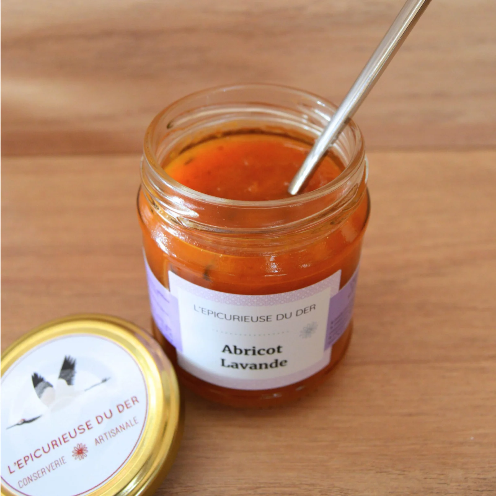 Confiture abricot lavande — L’Épicurieuse du Der