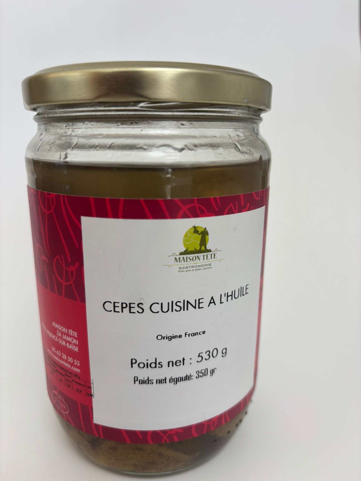 CEPES CUISINES A L&rsquo;HUILE — Maison Tête