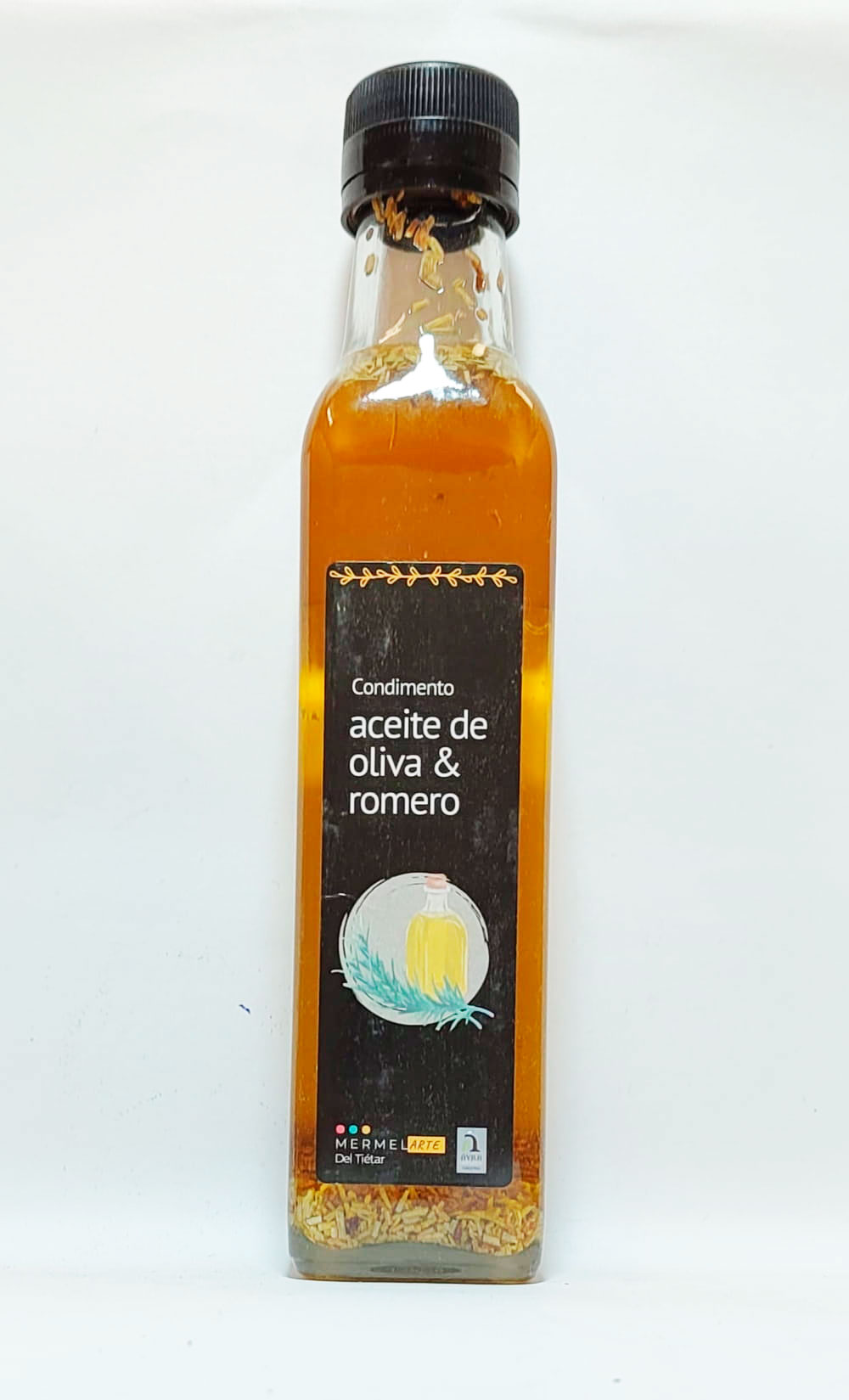 Condimento de aceite de oliva y romero — Mermel-Arte