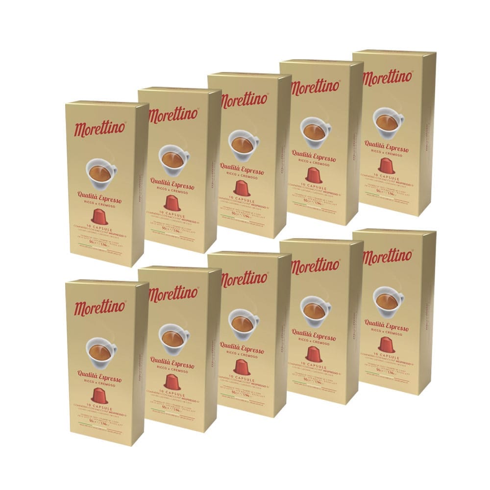 100 Capsule Qualità Espresso Nespresso* — Morettino