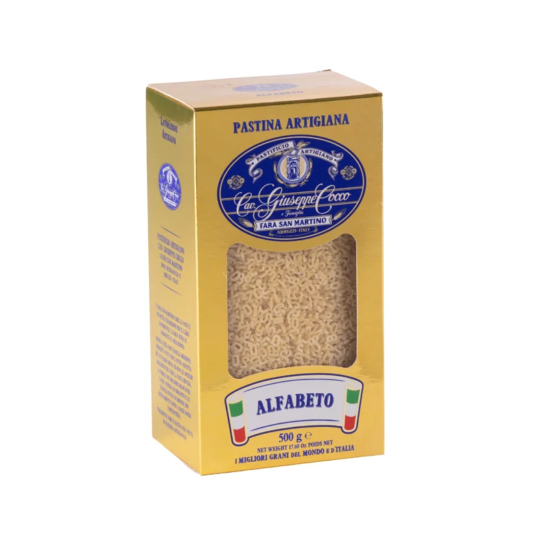 N°109 ALFABETO — Pasta Cocco