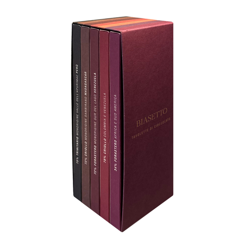Box cioccolato da 5 tavolette — Pasticceria Biasetto
