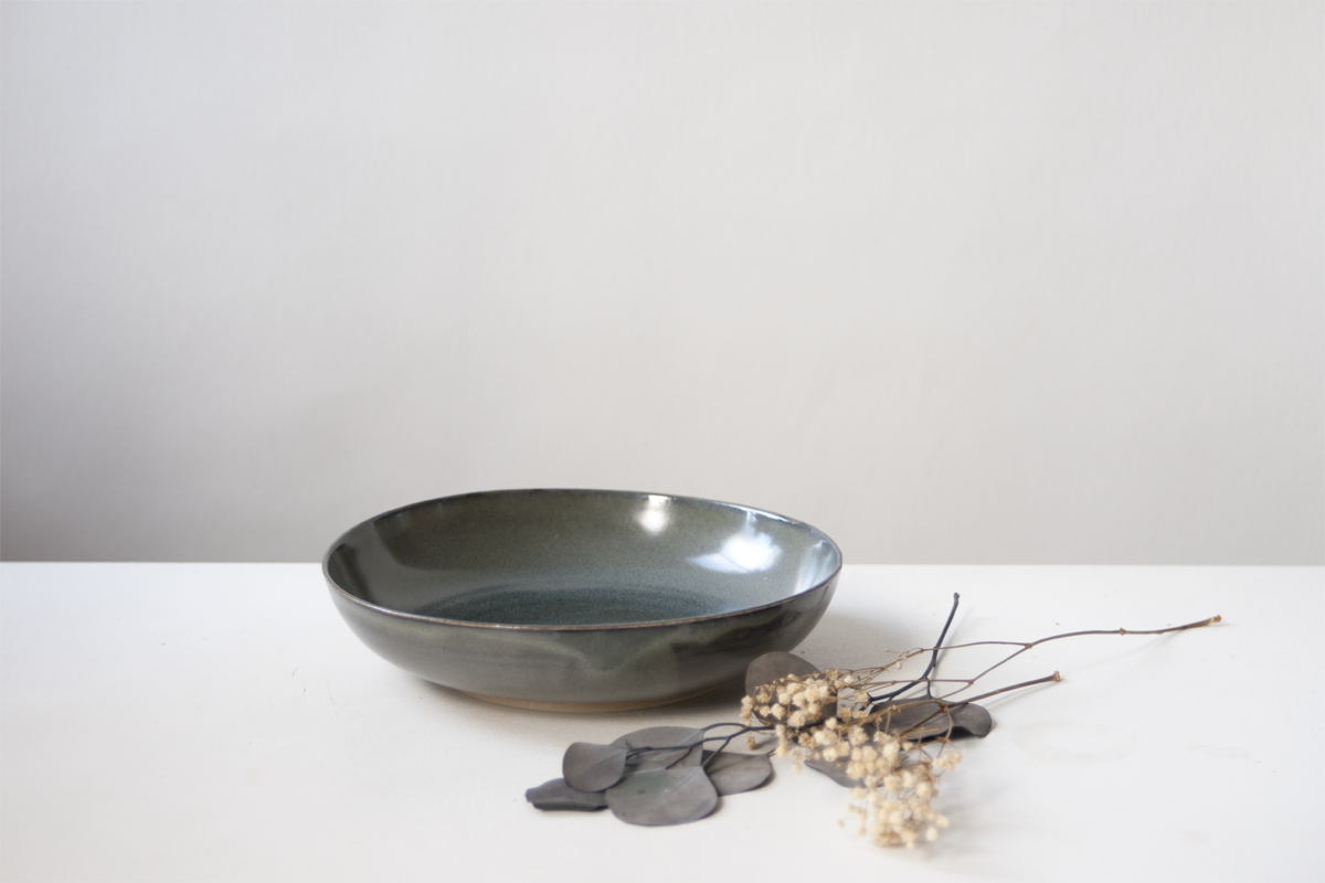 Assiette creuse grise — STAYKOVA