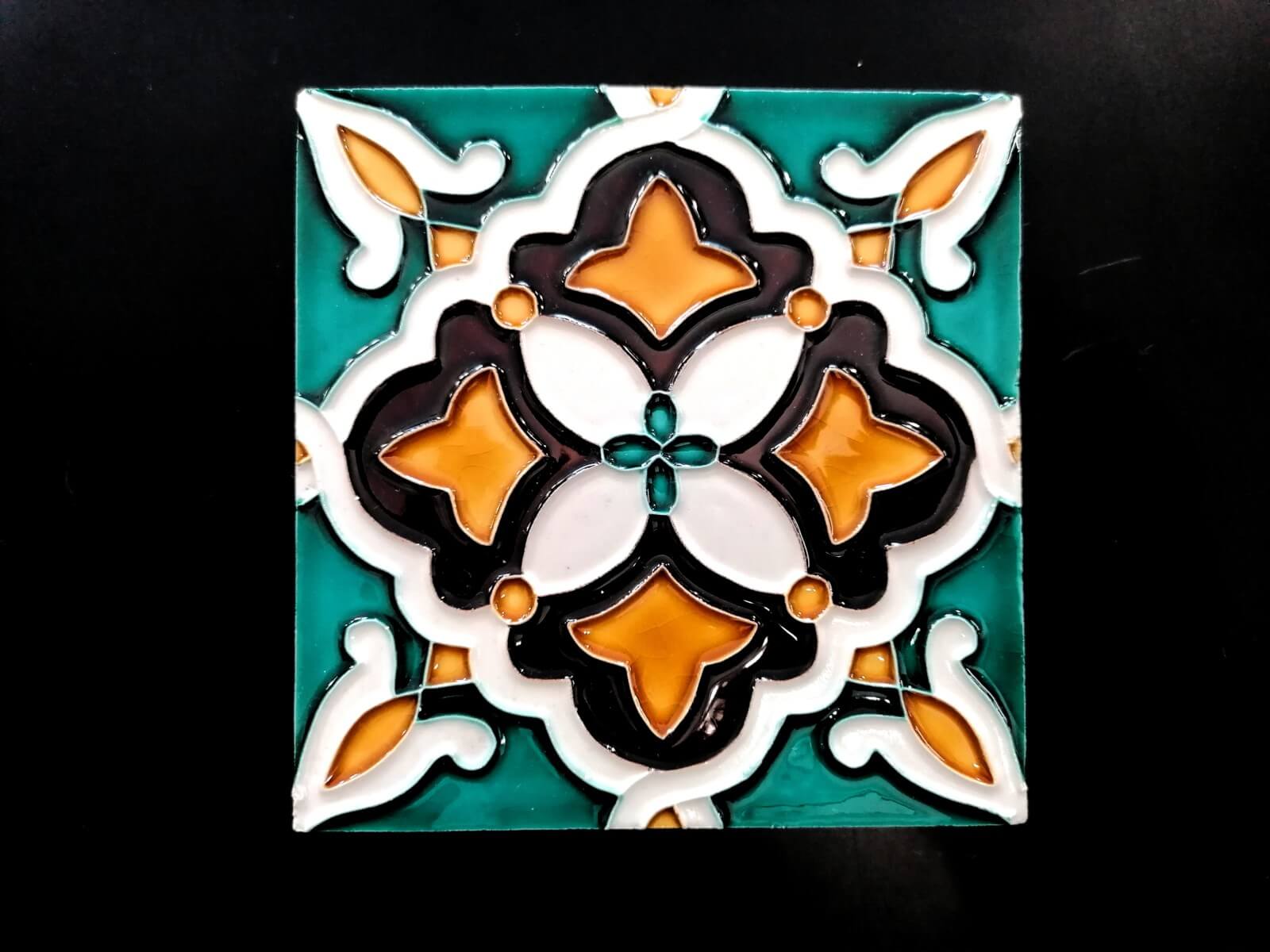 Azulejos pintados à mão (14x14cm) — Tamar