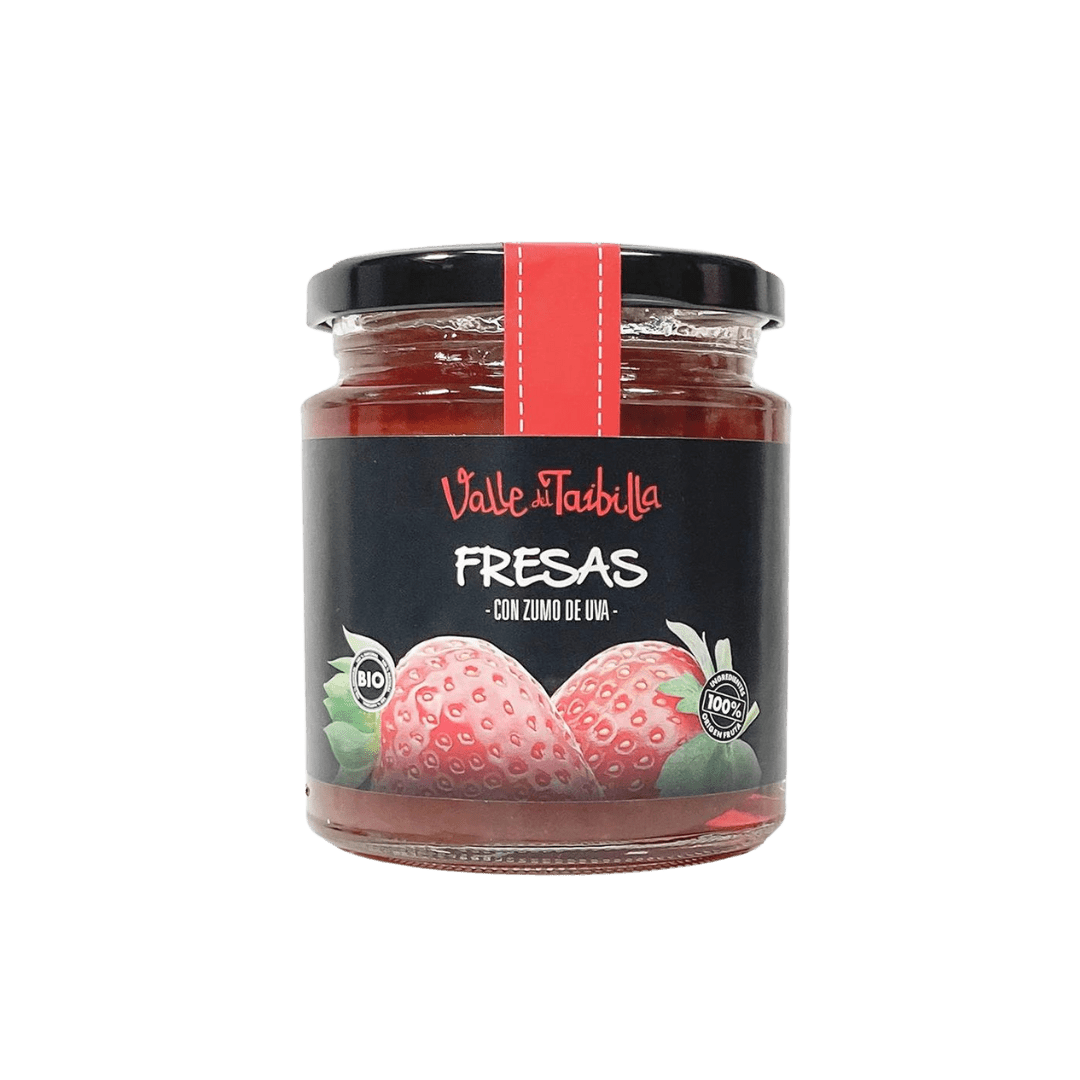 Compota Bio de Fresas con Zumo de Uva — Valle del Taibilla