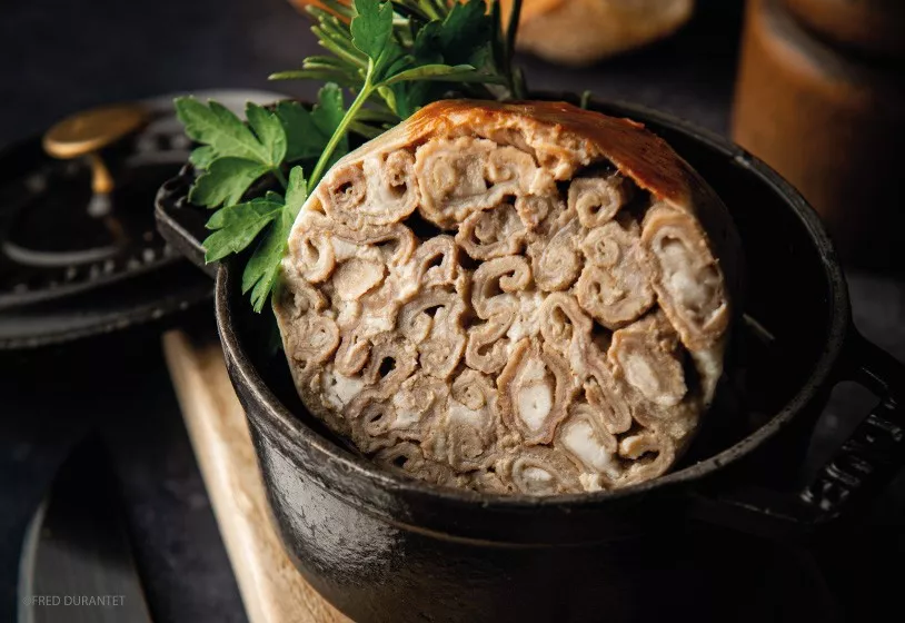 Andouillette à la fraise de veau tirée à la ficelle — Bobosse
