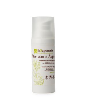 Crema viso idratante - Aloe Vera e Argan — La Saponaria
