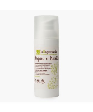 Crema viso nutriente - Argan e Karitè — La Saponaria