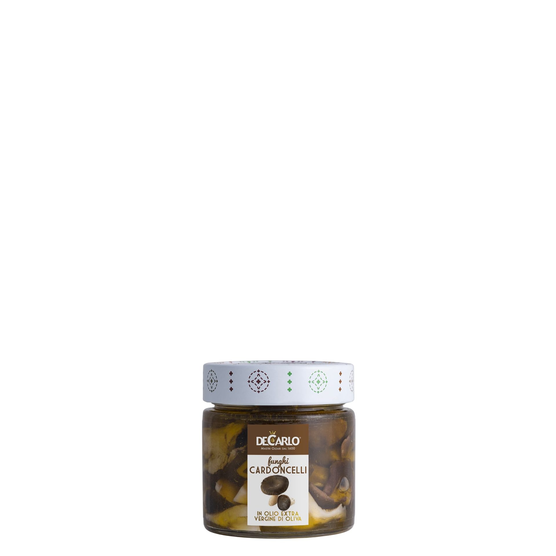 Funghi Cardoncelli in Olio Extra-vergine di Oliva — De Carlo