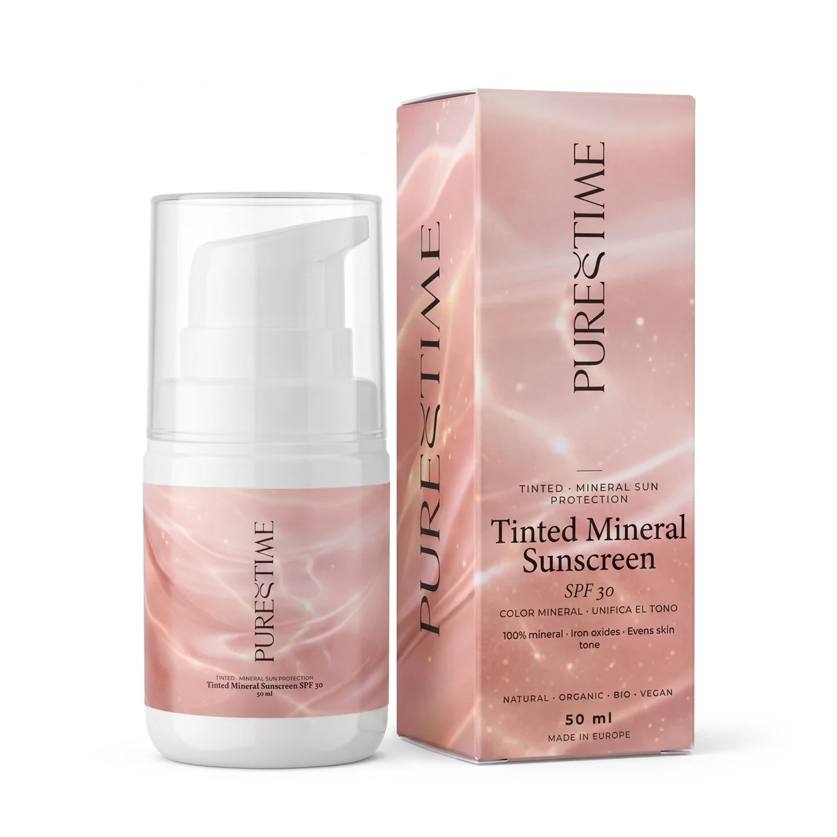 Crema Solar con Color SPF30 — PURESTIME