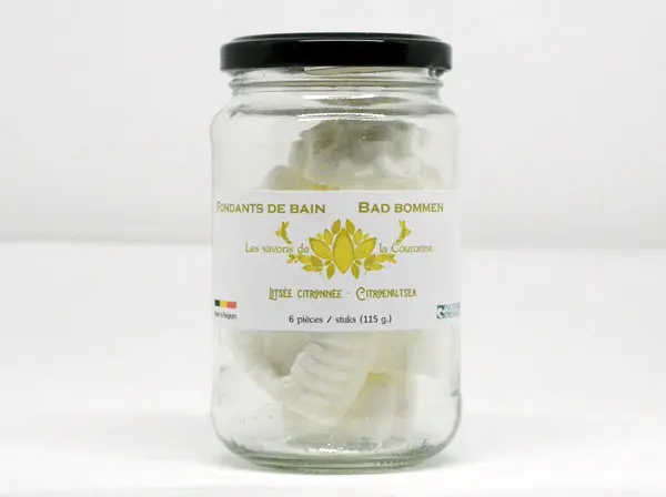 Bombes de bain à la Litsée Citronnée — Les Savons de la Couronne