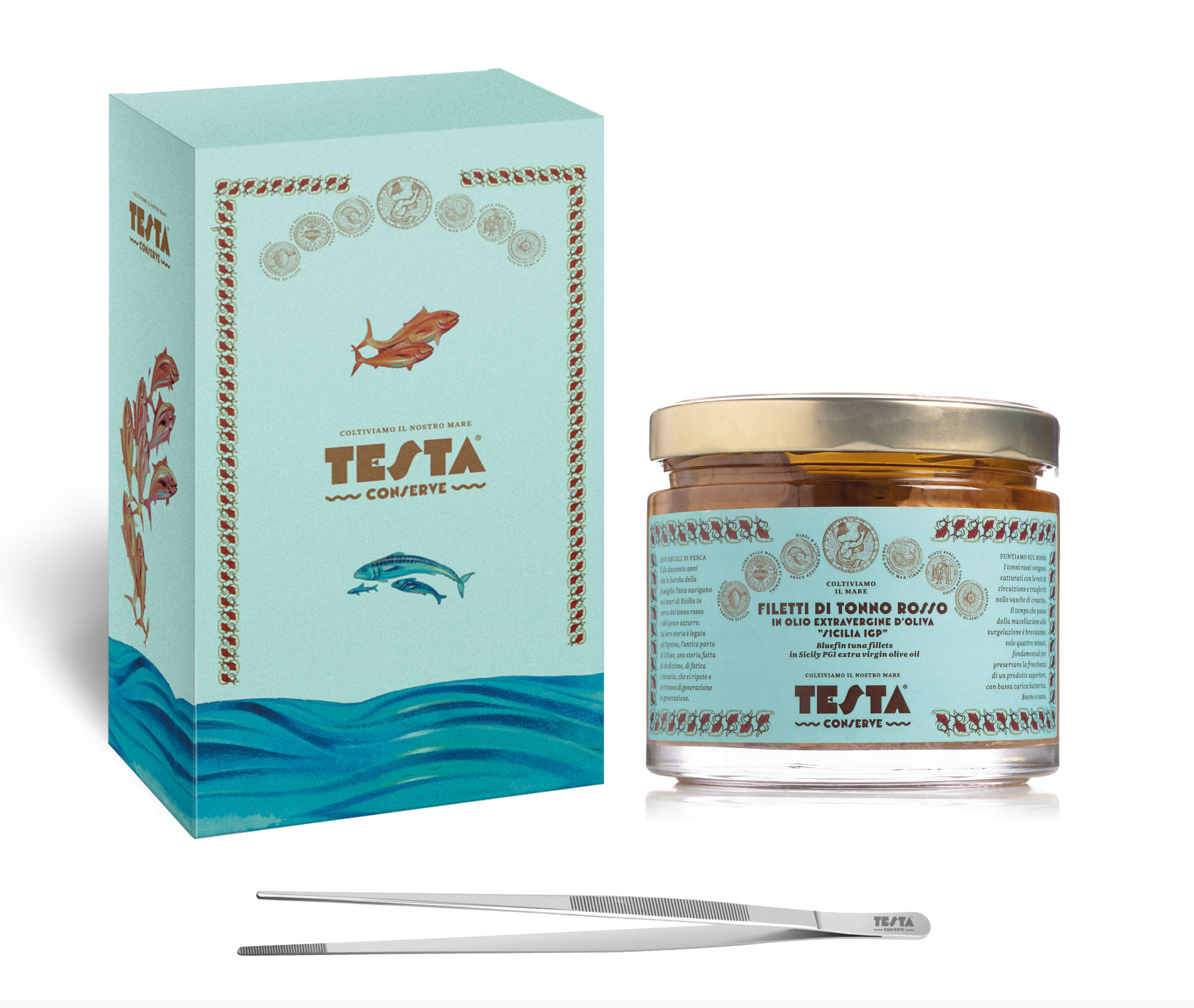 Essenza di Sicilia – Filetti Tonno Rosso in olio extra vergine di oliva — Testa Conserve