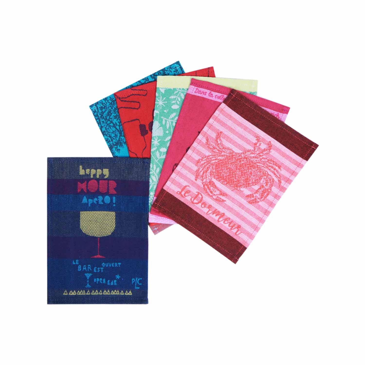 6 mini-serviettes de votre choix — Tissage Moutet