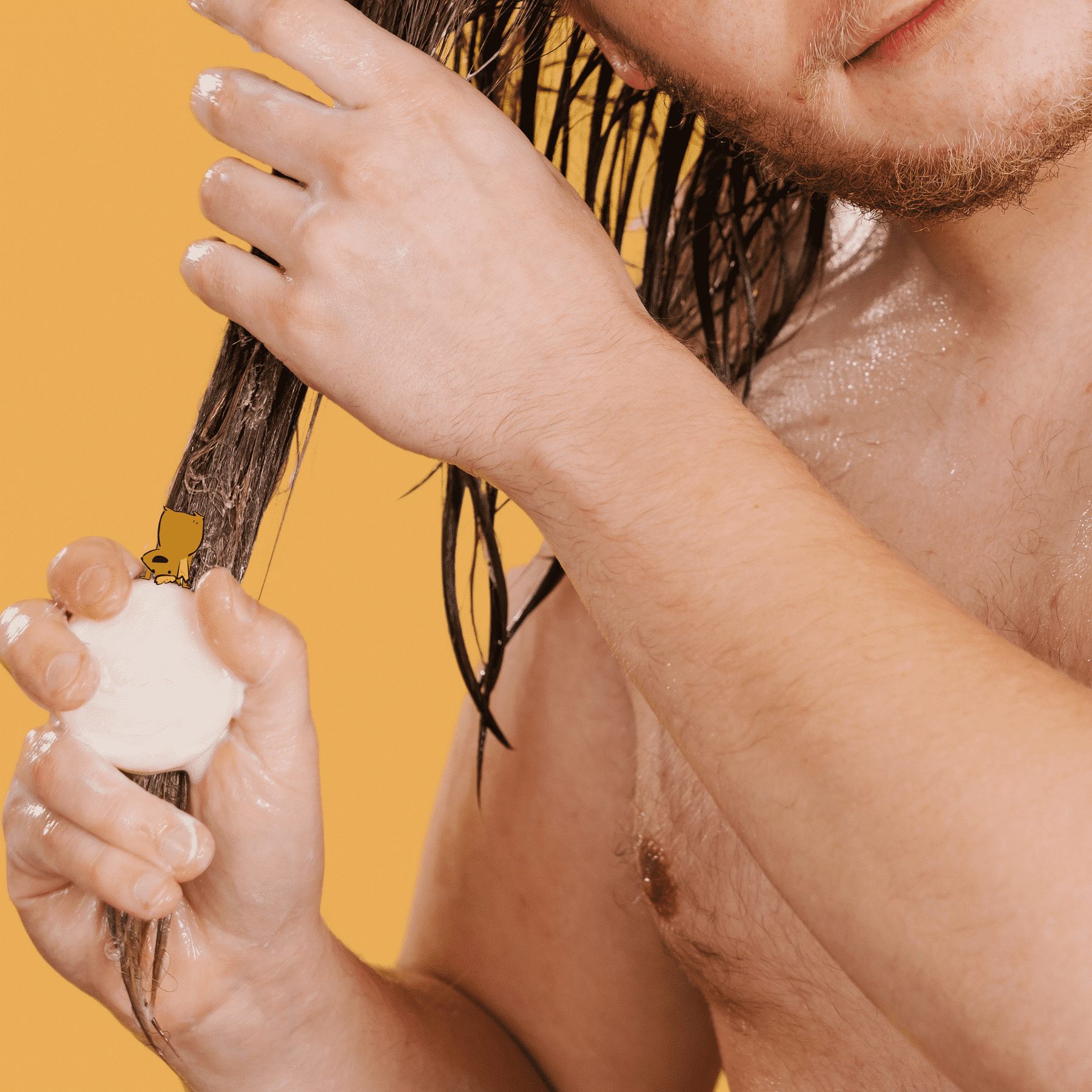 Après shampoing solide démêlant — Wash Wash Cousin
