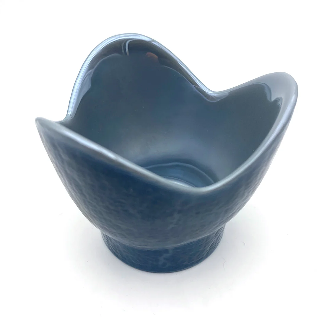 Portacandele grigio – Bomboniere in vetro di Murano — Yalos Murano