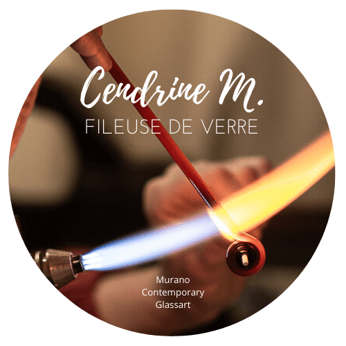 Logo Cendrine M. Fileuse de verre
