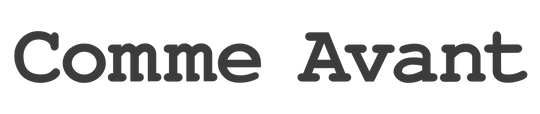 Logo Comme Avant